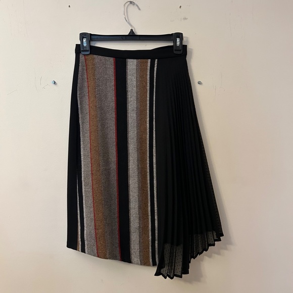 COPY - Anthropology Eva Franco asymmetrical mid length skirt, size 0. - Picture 1 of 7